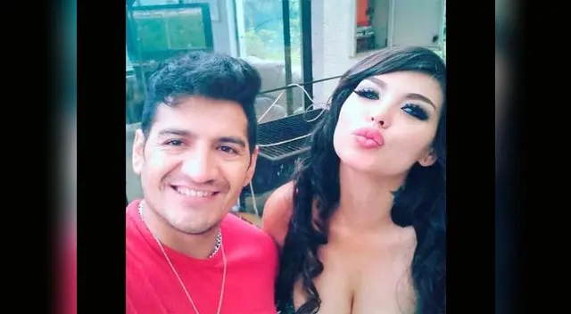 Angie Jibaja luce un rostro cambiado