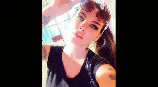 Angie Jibaja luce un rostro cambiado