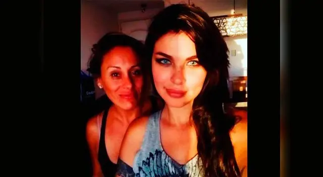 Angie Jibaja luce un rostro cambiado