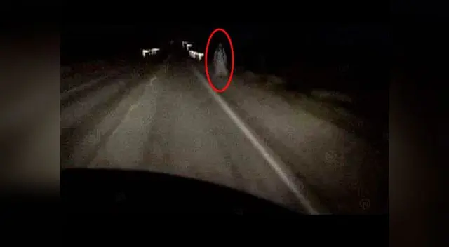 La mujer continúa asustando a los conductores desde 1989 La mujer continúa asustando a los conductores desde 1989