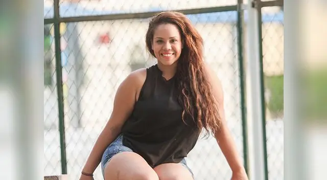 Aquí luce radiante con 19 kilos menos.