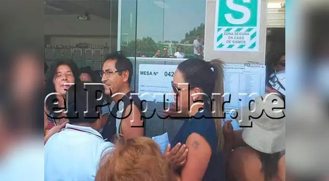 Con el personal de la ONPE 