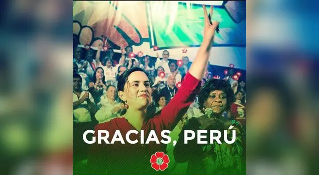 Candidata por el Frente Amplió agradeció apoyo multitudinario Candidata por el Frente Amplió agradeció apoyo multitudinario