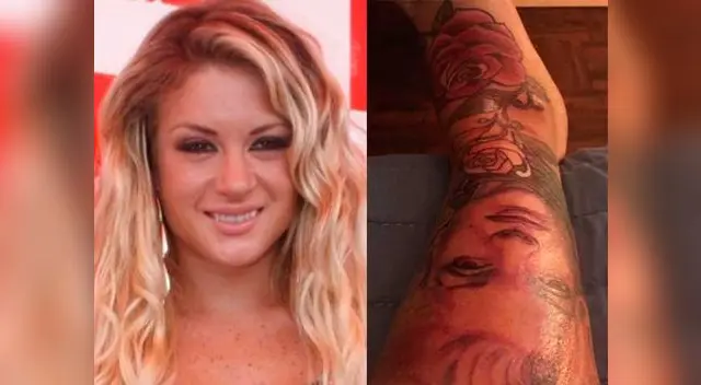 Leslie Shaw y su pie inflamado a causa de su último tatuaje