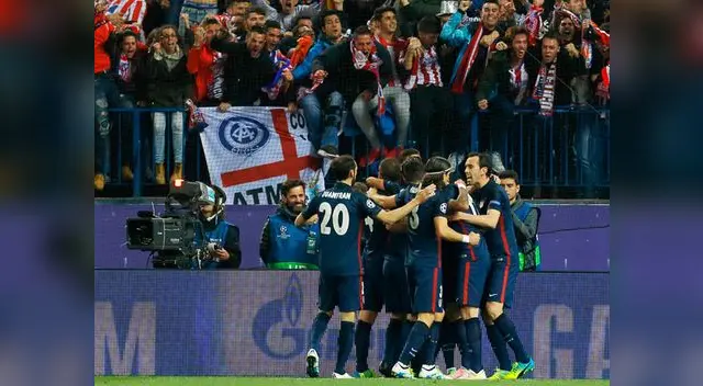 Colchoneros celebran su pase a la siguiente etapa