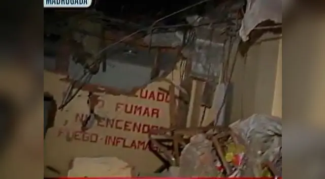 El inmueble de tres piso fue finalmente demolido 