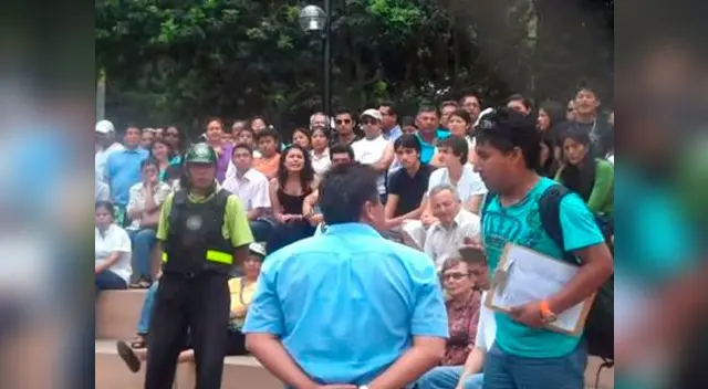 La gente le brindó su apoyo al cómico 