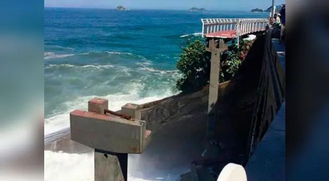 Dos muertos tras derrumbe de ciclovía construida para Juegos Olímpicos.