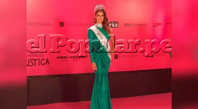 Laura Spoya luce orgullosa la corona Laura Spoya luce orgullosa la corona