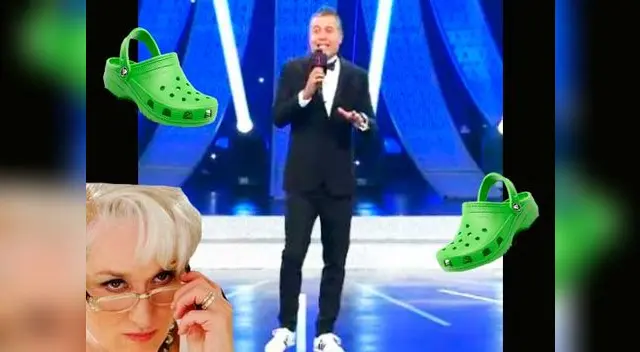 Mathías Brivio condució certamen con zapatillas Mathías Brivio condució certamen con zapatillas