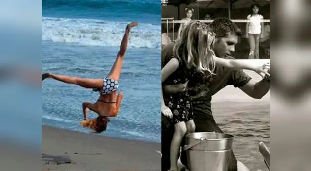 Christian Meier se mostró orgulloso por su hija 