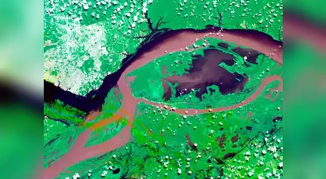 Manao, visto desde NASA ASTER.