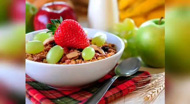 Desayuno saludable. Desayuno saludable.