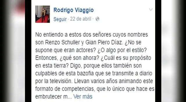 Críticas para ambas figuras de Latina