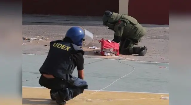 Los miembros de la UDEX despejaron el lugar.