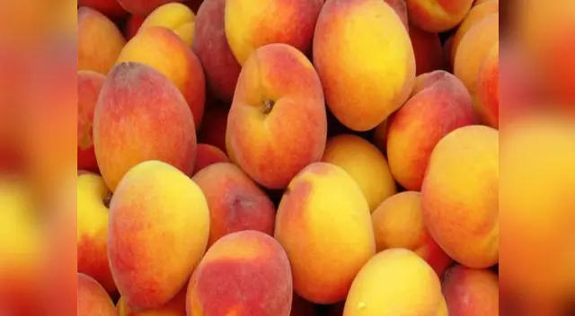 El durazno tiene una alta concentración de fibra.