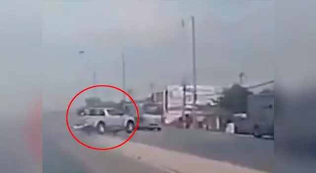 El conductor perdió el control de su vehículo