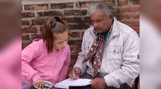 Acción ejemplar de la pequeña Pilar