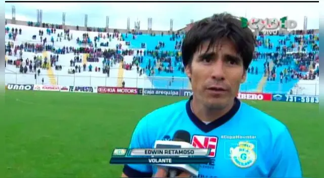 Edwin Retamoso volvió después de un mes y marcó un gol