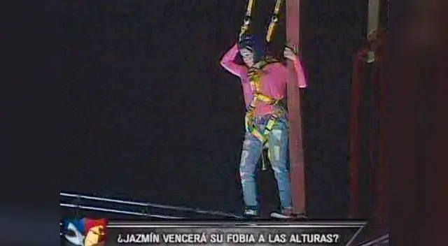 Jazmín cumplió el reto