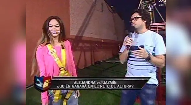 Jazmín cumplió el reto