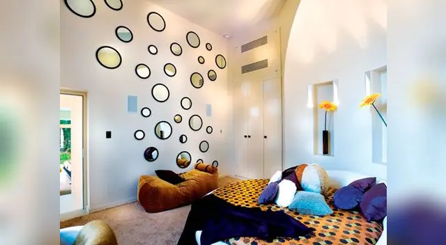 Fotografía como parte de la decoración de dormitorios.