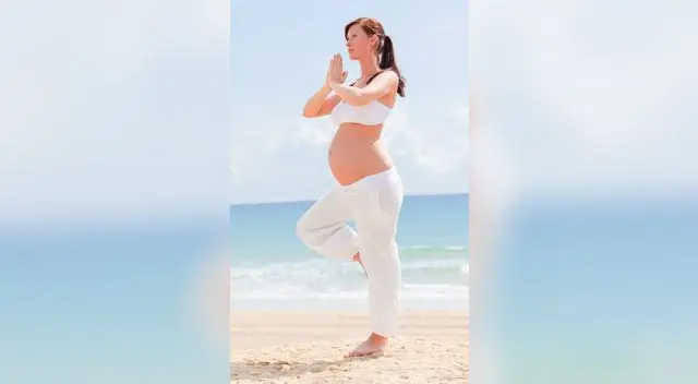 Postura de árbol. Postura de árbol.