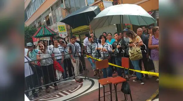 La zona ha sido cercada por la policía