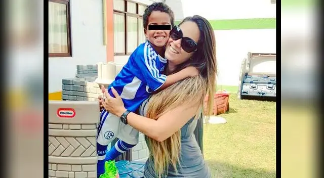 Chalaca es feliz con su pequeño Chalaca es feliz con su pequeño