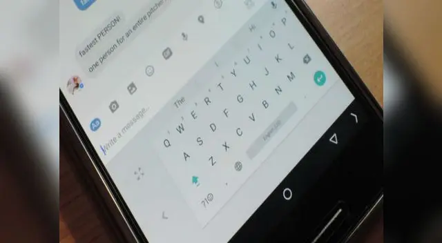 Aplicación de teclado de Google. Aplicación de teclado de Google.