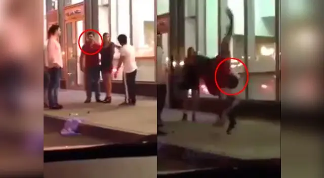 El infiel quedó tendido en el pavimento El infiel quedó tendido en el pavimento