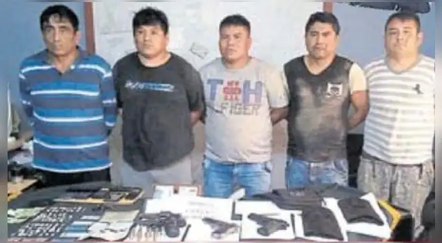 Gavilla terror del cono norte en la calle.