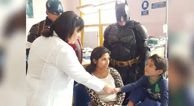 Campaña a favor de niños en hospital chalaco