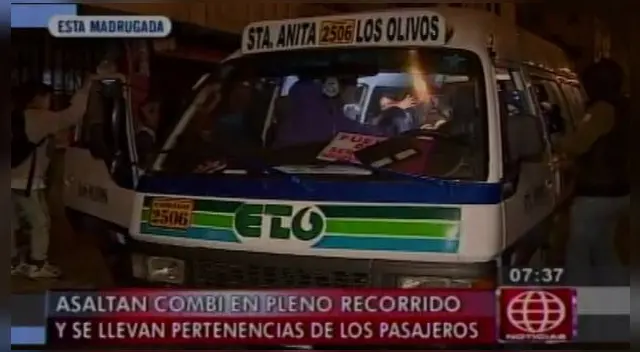 Unidad donde se dieron los hechos