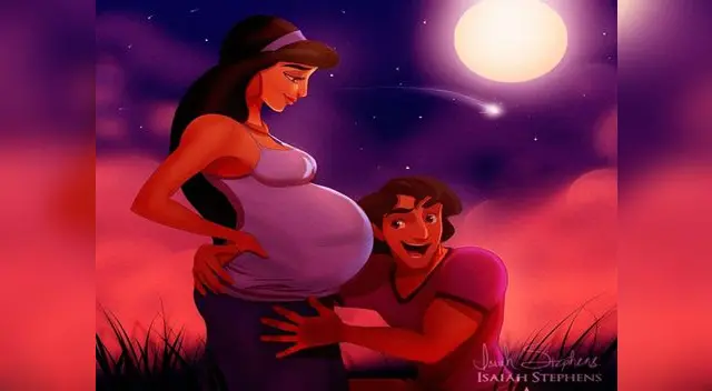 La princesas de Disney desde la maternidad La princesas de Disney desde la maternidad