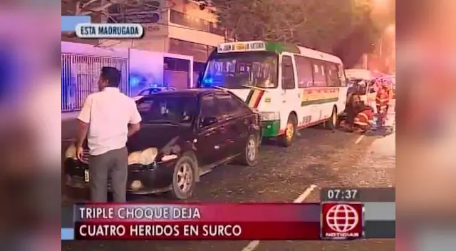 Accidente se registró esta madrugada