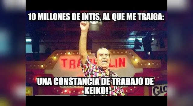 Keiko y su disposición para trabajar, bajo la lupa de los memes