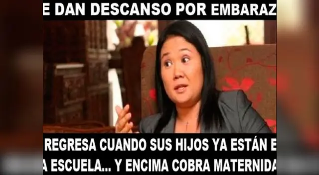 La candidata fujimorista tuvo un gran número de memes