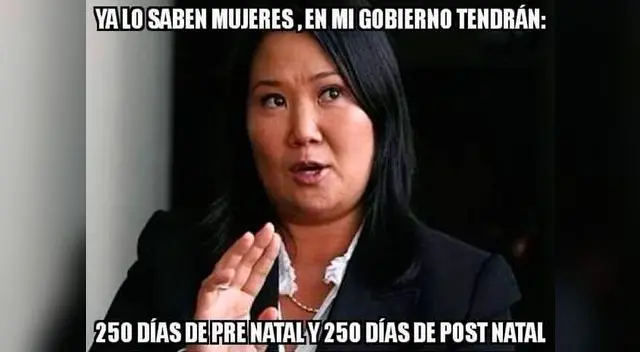La candidata fujimorista tuvo un gran número de memes
