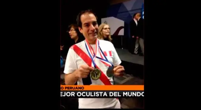 En febrero fue reconocido como el mejor oftalmólogo del mundo En febrero fue reconocido como el mejor oftalmólogo del mundo