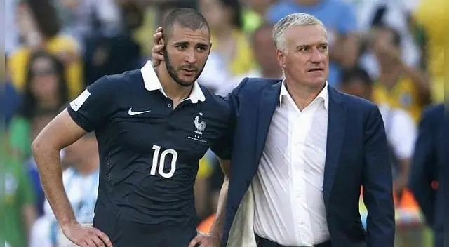 La amistad se rompió entre  Karim Benzema  y Didier Deschamps 