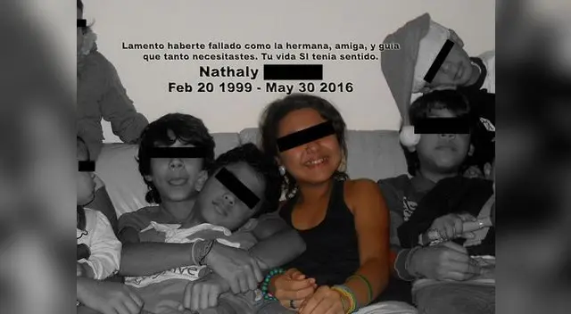 Hermana se despide de adolescente que tomó fatal decisión