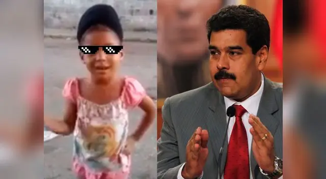 La niña sorprendió con el final del vídeo 