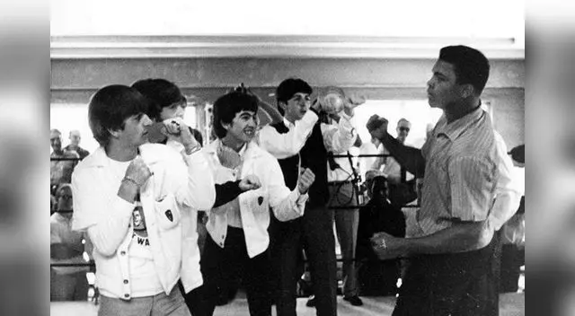 Los Beatles promocionaron la pelea de Ali.