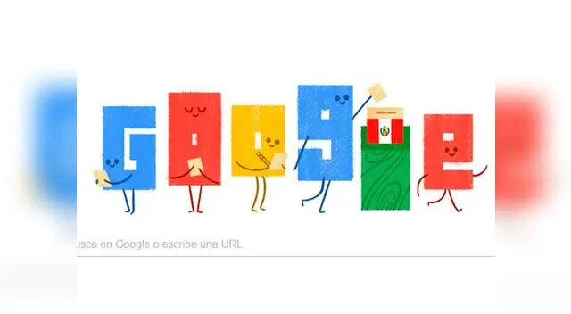 Doodle de buscador realiza su voto presidencial