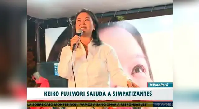 Candidata se pronunció y espera ganar pese a tendencia de cifras