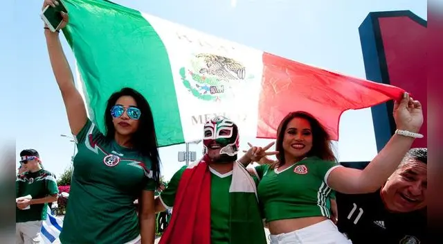 La fiesta en las tribunas fue mexicana La fiesta en las tribunas fue mexicana