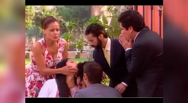 De la impresión se desmayó luego de reconocer a su familia