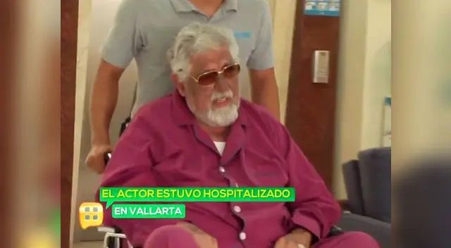 Actor sigue batallando por su salud