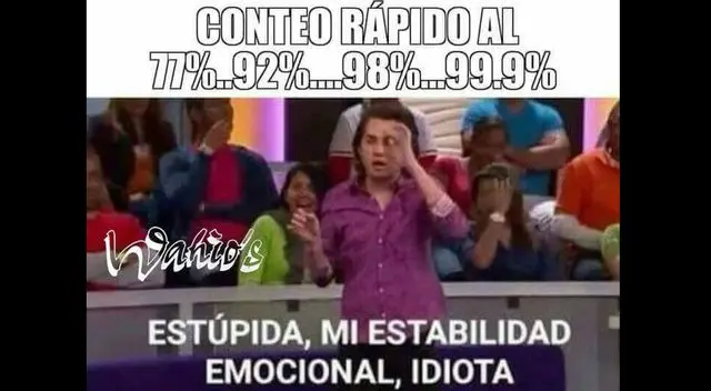Internautas criticaron demora de conteo de votos Internautas criticaron demora de conteo de votos